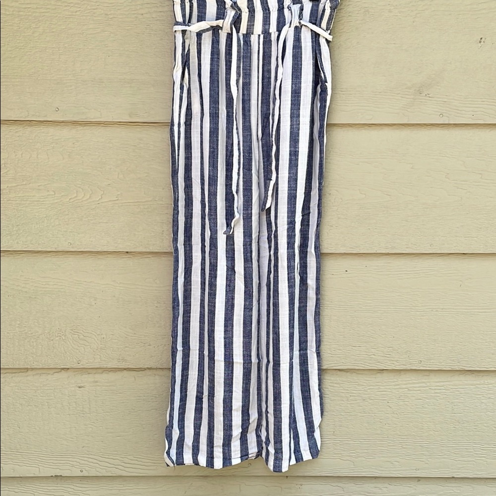 Striped Blue and White Pants